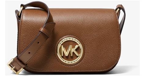 michael michael kors samira small pebbled leather messenger bag|Samira Small Pebbled Leather Crossbody Bag .